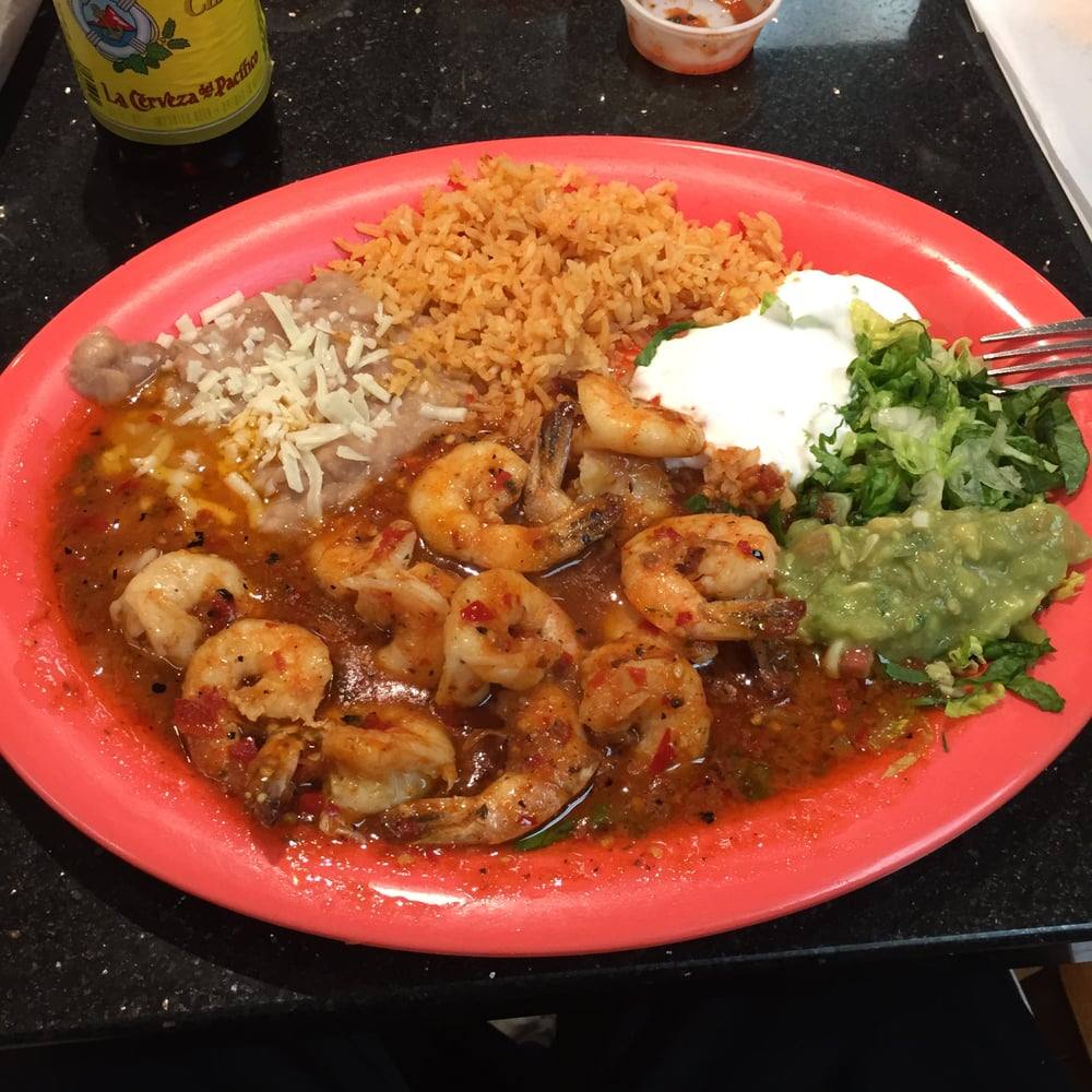 Camarones al Tomatillo Plate