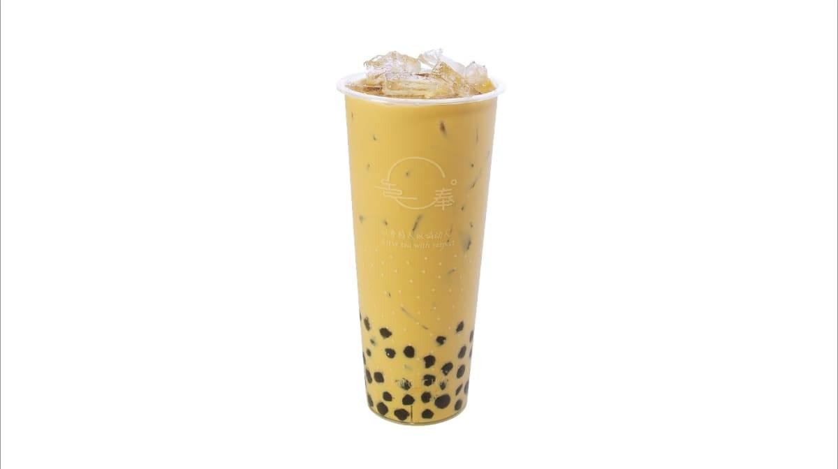 Feng Cha Teahouse Classic Boba Milk Tea ineons