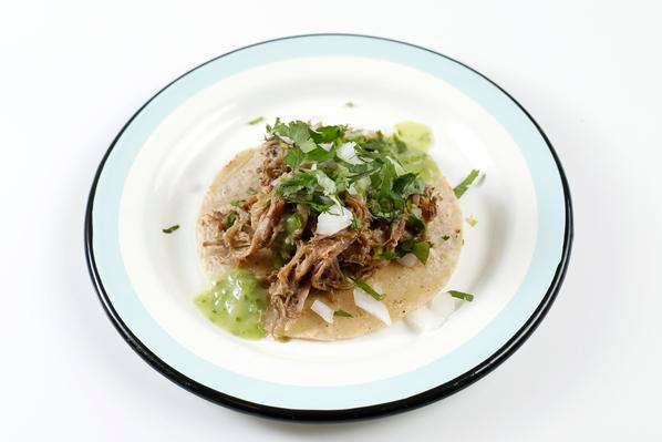 Slow Braised Berkshire Pork Carnitas Taco