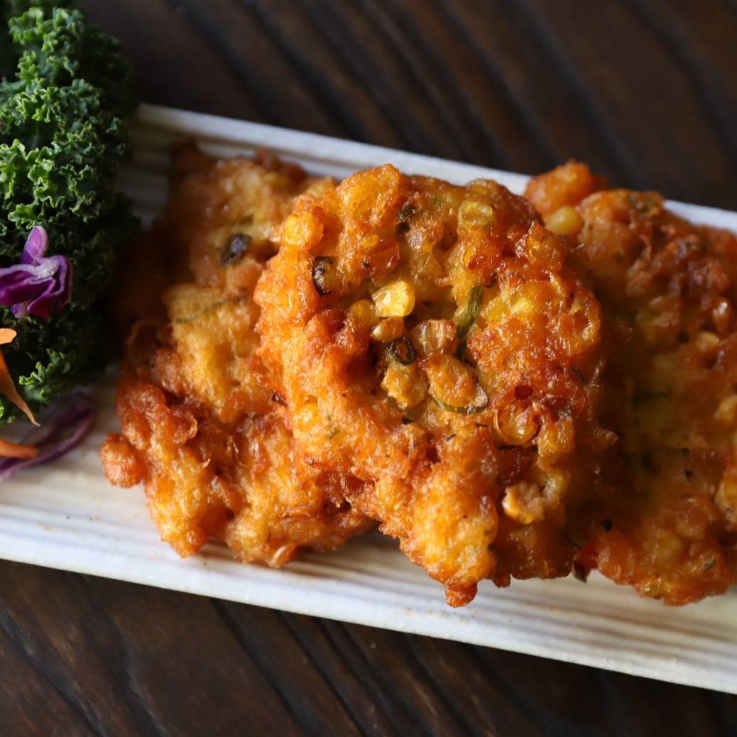 VEGAN Corn Fritters – 3pcs