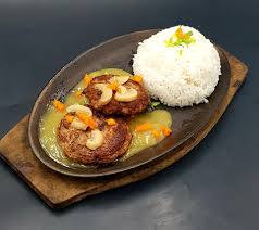 Sizzling Burger Steak