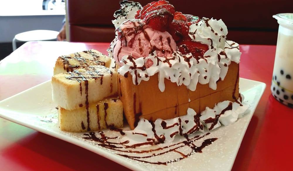 Strawberry Lover Honey Toast