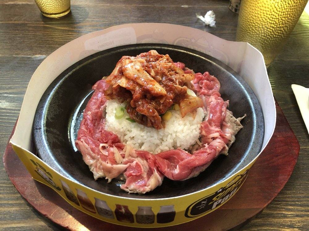 16.Korean Kimchi with Beef & Rice