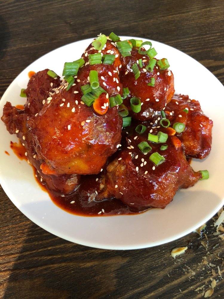 3. Korean Fried Chicken Wings & Sour Spicy Sauce