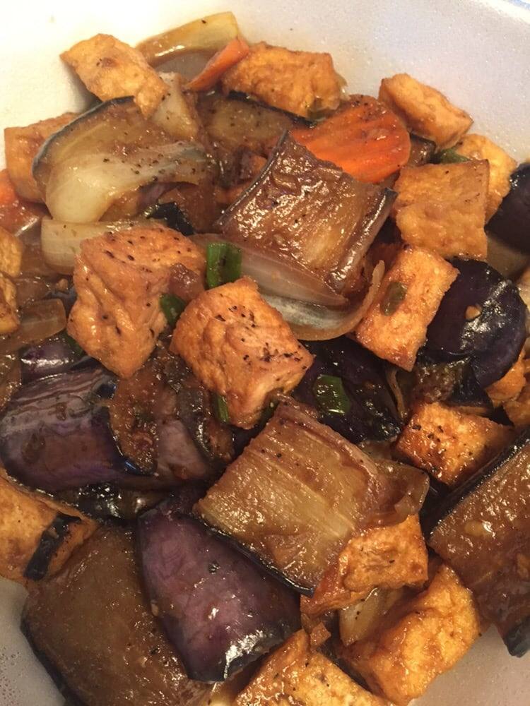 Eggplant and Tofu