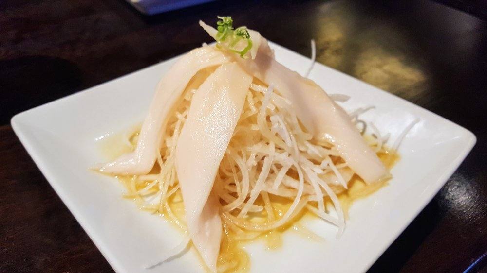 White Fish with Ponzu Sashimi