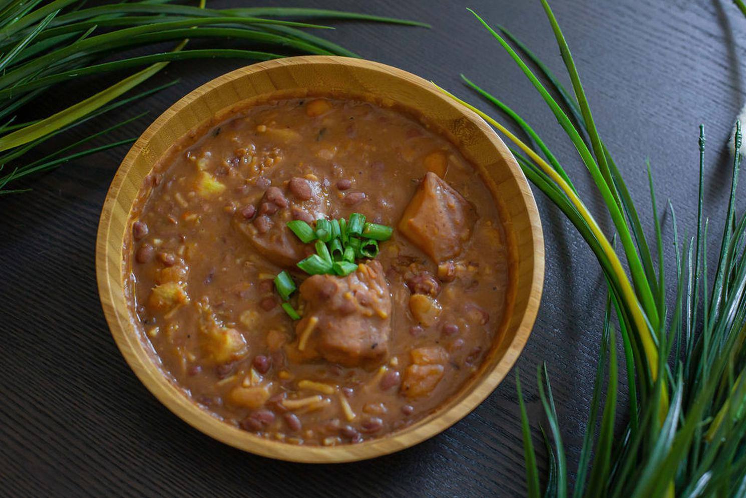 Caribbean Red Pea Beef Shank Soup