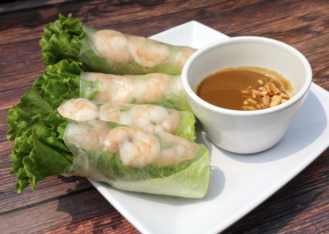 A2. Shrimp Spring Rolls