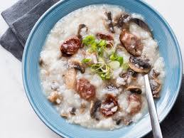 Chicken and Chinese Mushroom Congee