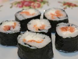 Smoked Salmon Sushi