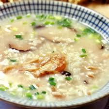 Seafood and Chinese Mushroom Congee