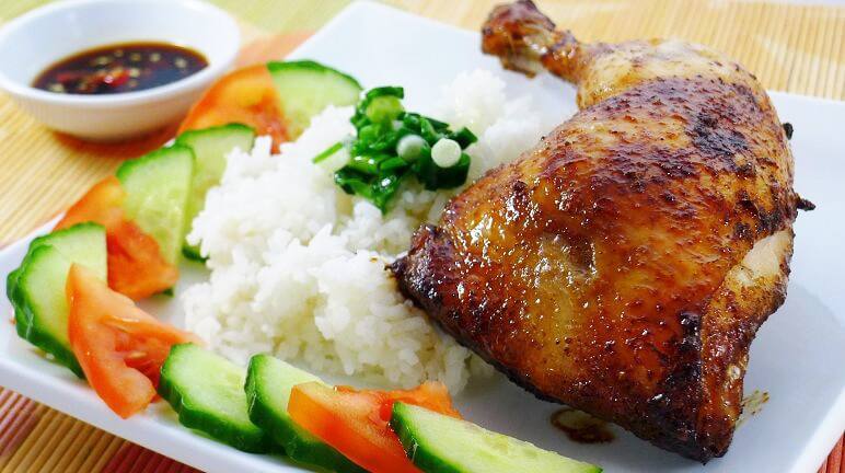 59. Charbroiled Meat (Pork/Beef/Chicken) over Rice - Cơm Thịt Nướng (Heo/ Bò/ Gà)