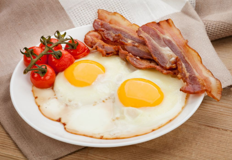 BACON PORK and EGGS