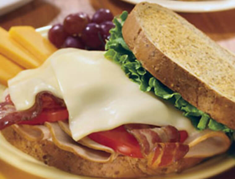 TURKEY BACON and EGG SANDWICH
