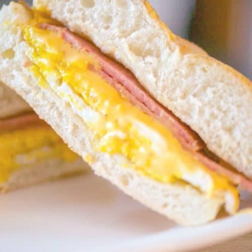 HAM and EGG SANDWICH
